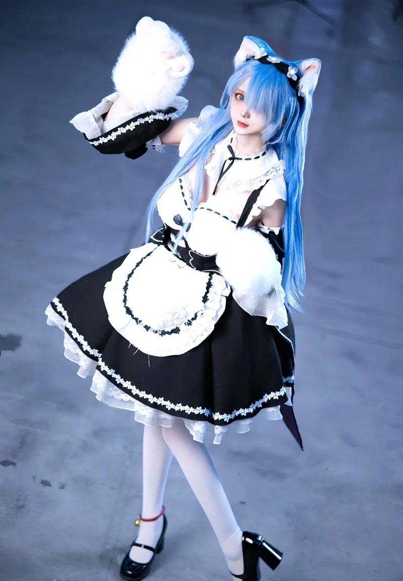 gái xinh cosplay mèo 4k cực xinh