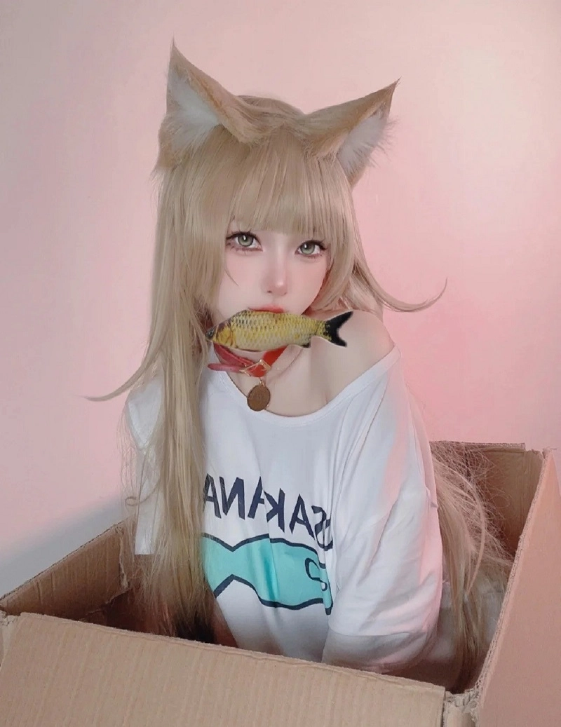 gái xinh cosplay mèo full hd siêu xinh