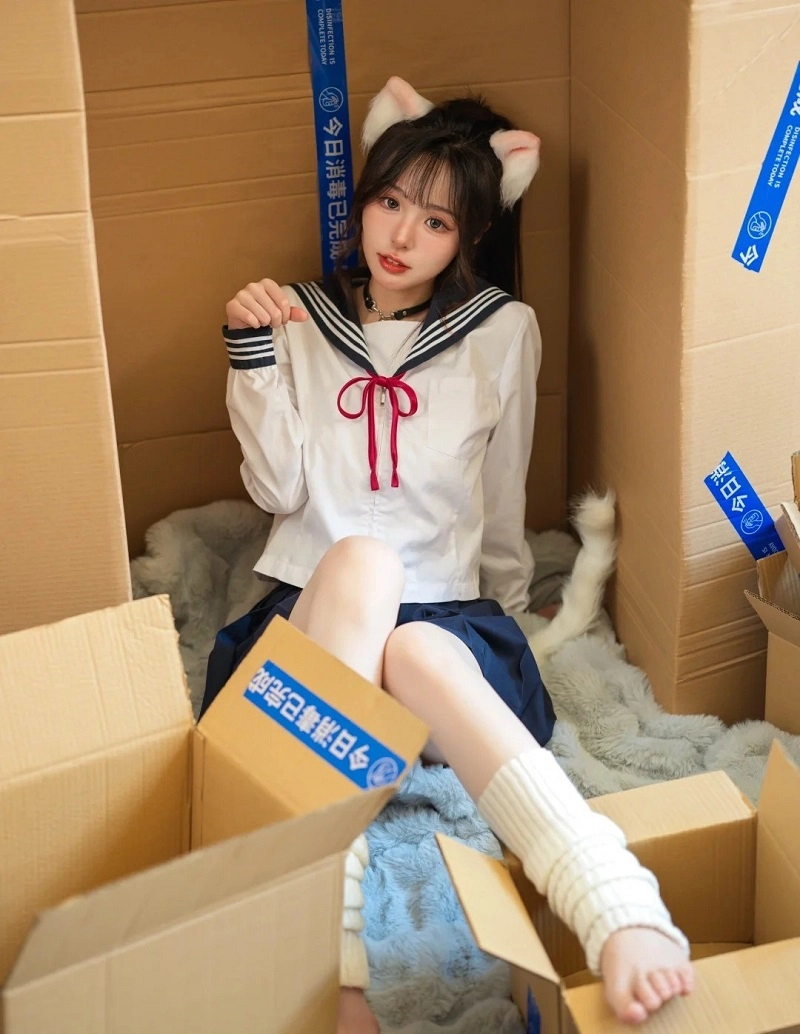 gái xinh cosplay mèo hd siêu xinh