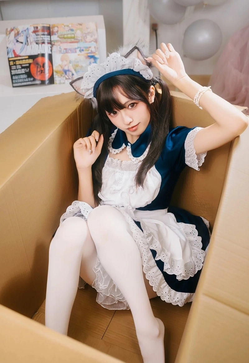 gái xinh cosplay mèo hd xinh