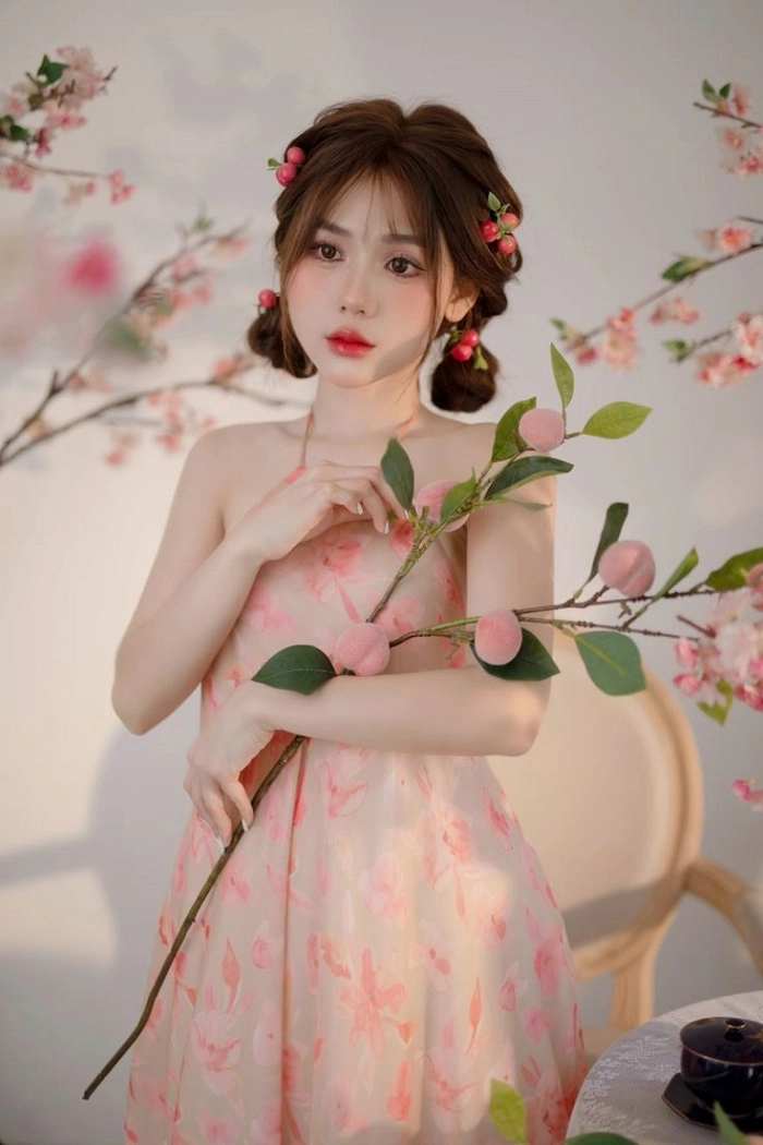 áo dài chụp ảnh tết