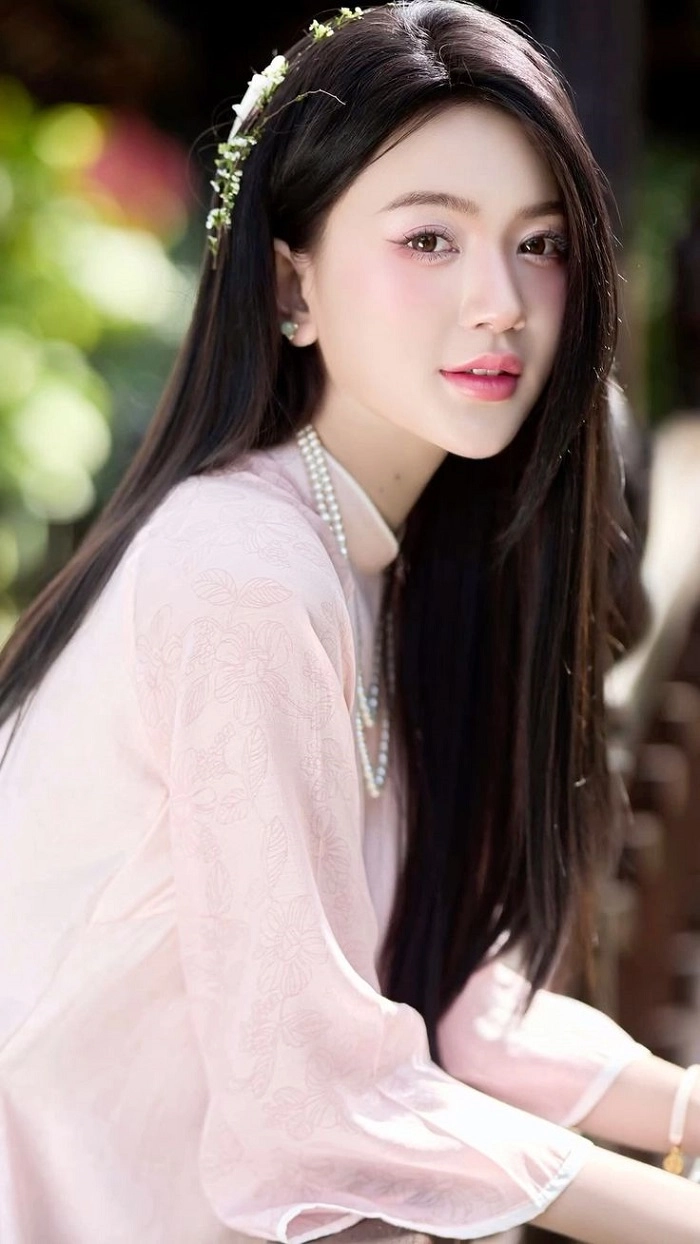 kiểu chụp áo dài tết